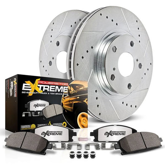 Power Stop Z36 Brake Kit for Ram 1500 (2011–2018) TLX-psbK2163-36-CL360A73