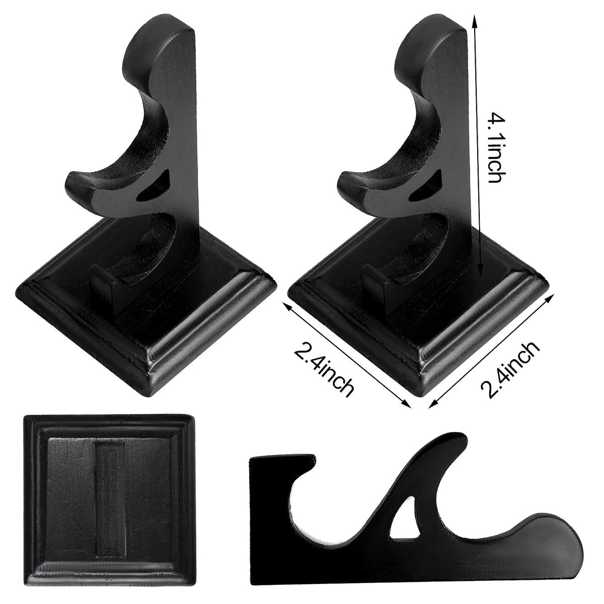 Set of 2 Wizard Wand Holders for Black Magic Display Stand