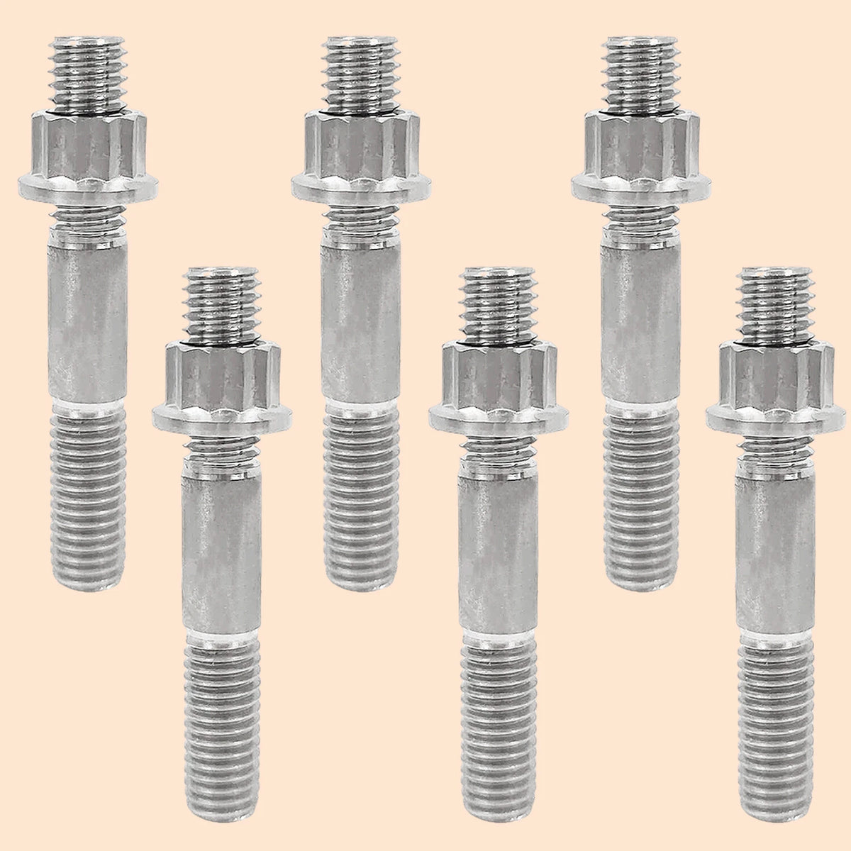 Titanium Head Studs Bolt Nut Kit for Yamaha Blaster YFS200 (1988–2006)