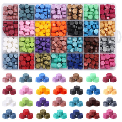 728pc Sealing Wax Beads Set for Letter Stamp (28 Colors)