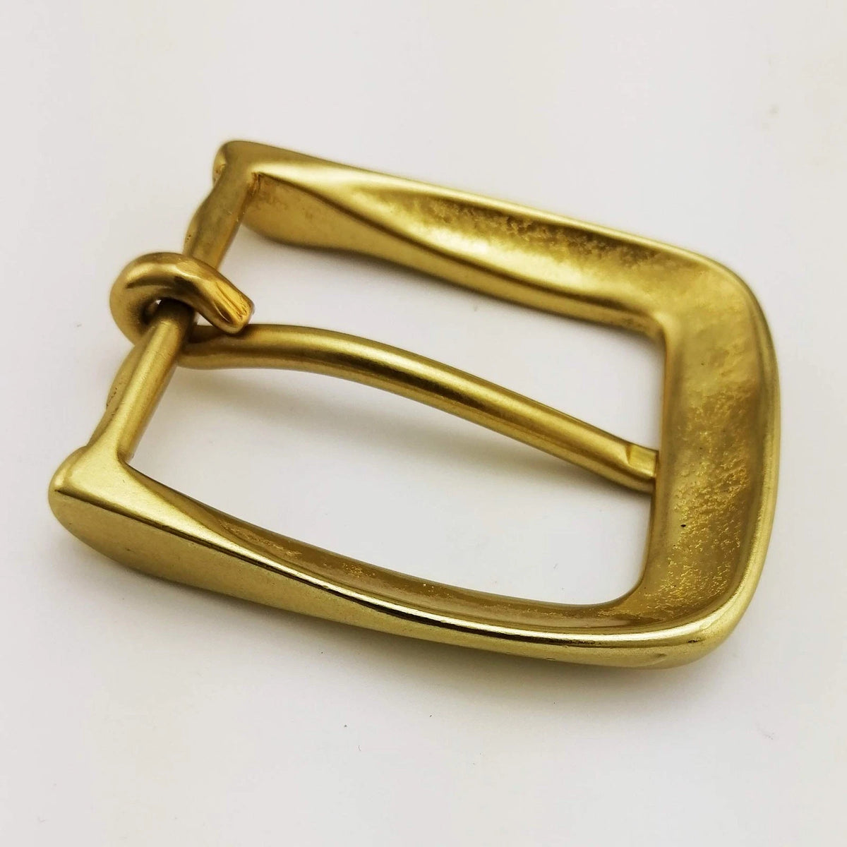 1.5" Heavy Duty Solid Brass Single Prong Square Belt for Universal Use
