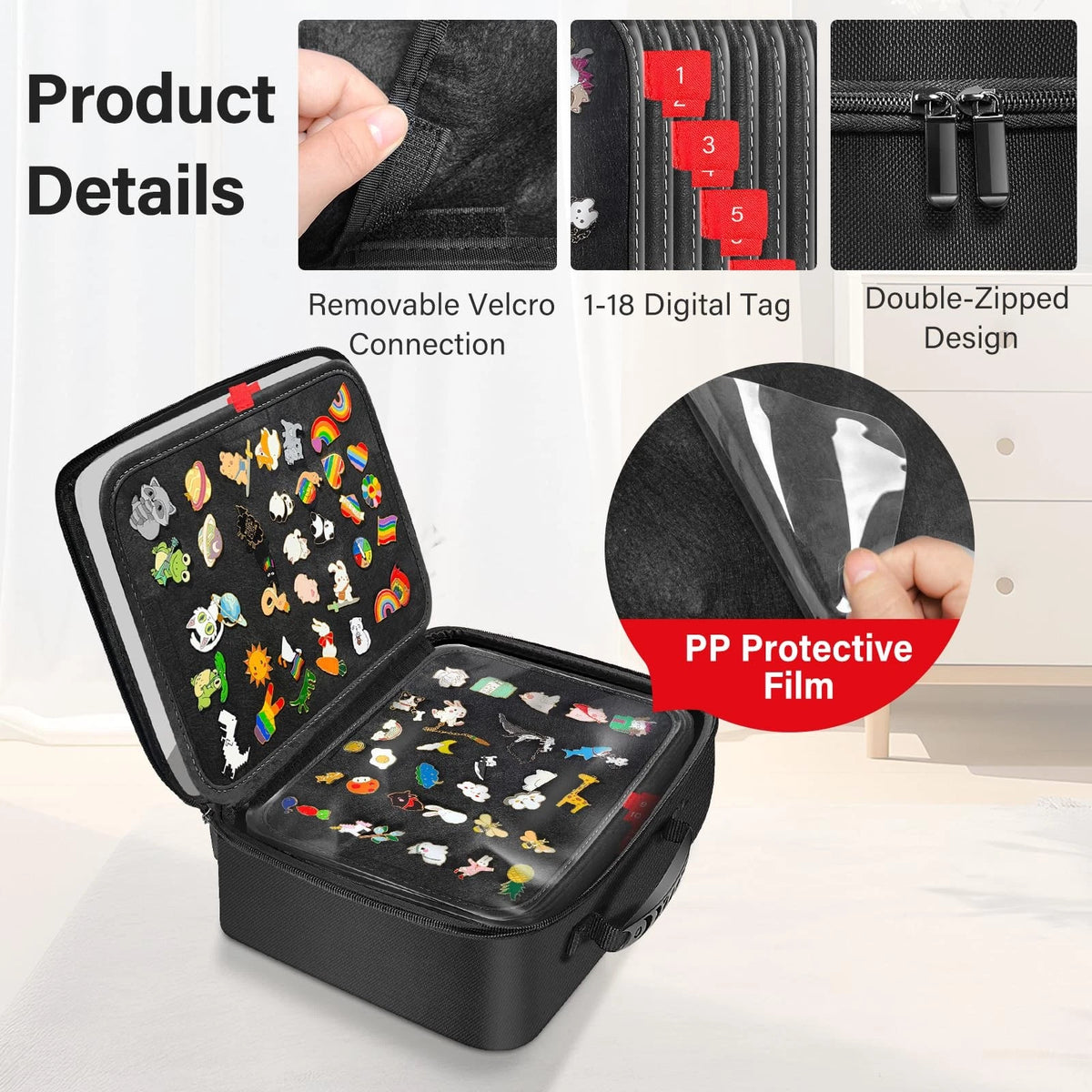 18 Page Pin Display Book for Collectors