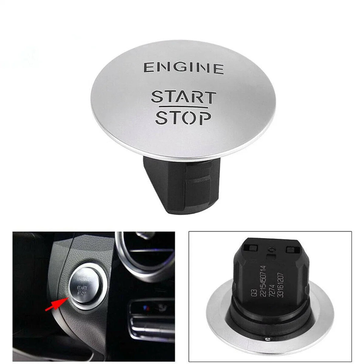 Push Button Start Stop Keyless Go for Mercedes-Benz