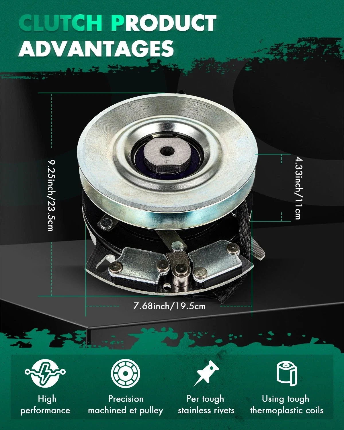 Electric PTO Clutch for Warner (5219-98, 521998)