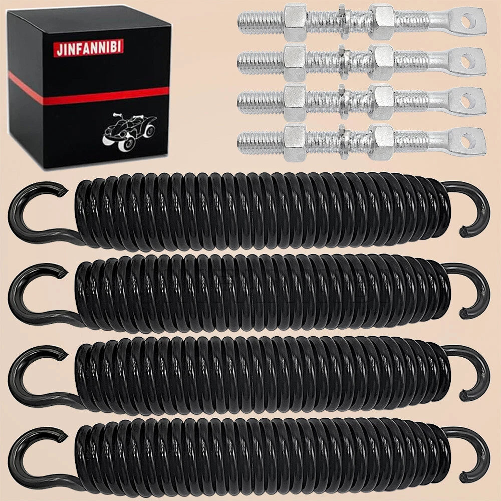 4X Snow Plow Trip Springs Kit Eyebolts for Diamond C, ST, HM Series (1302010, 09124)