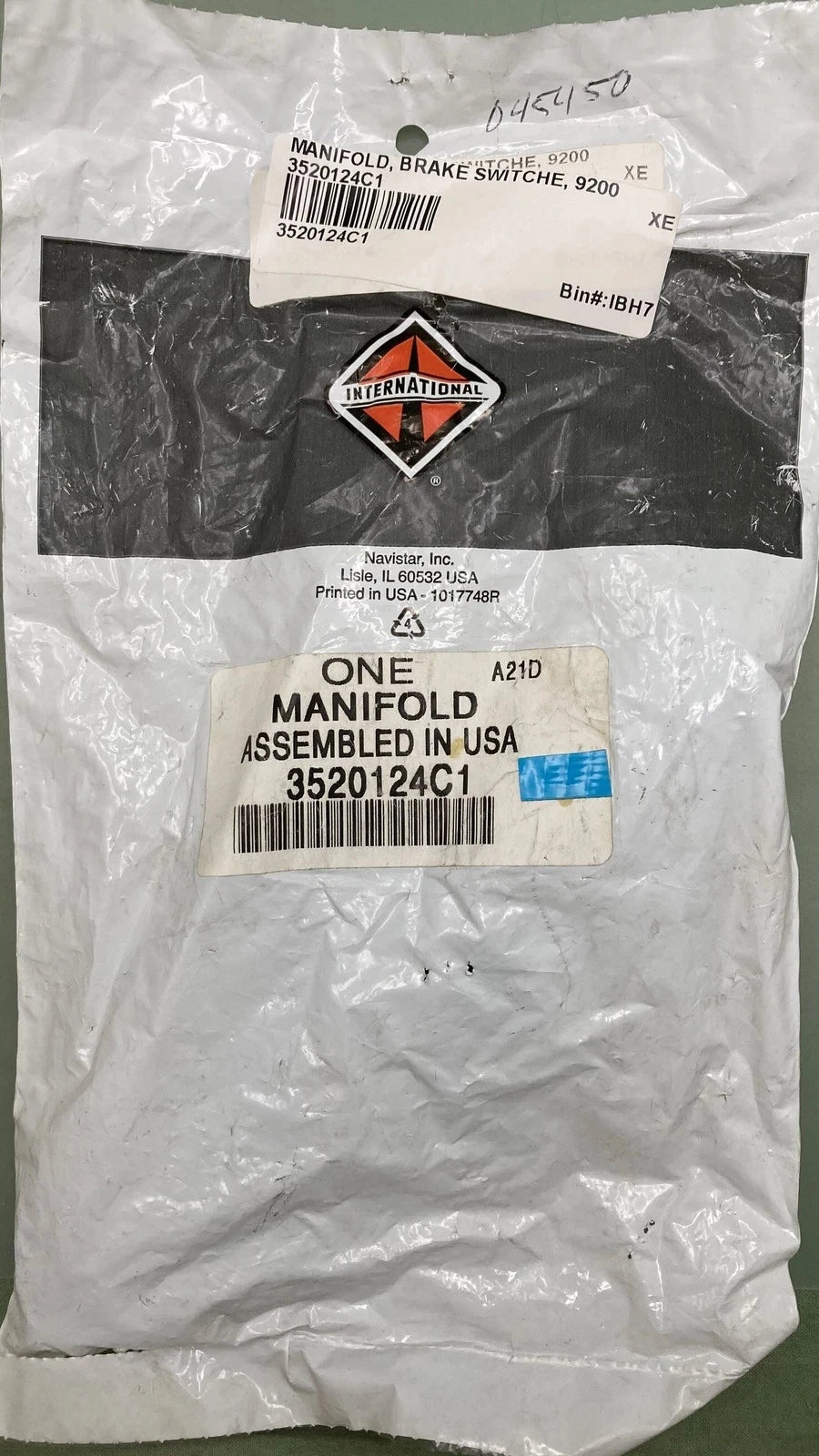 Air Brake Control Manifold for International (3520124C1)