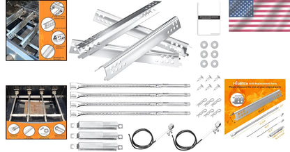Stainless Steel Parts for Charbroil Advantage Grill (Easy Install)