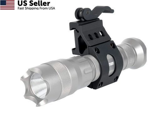 1 Inch Offset Picatinny Rail Mount for Flashlights