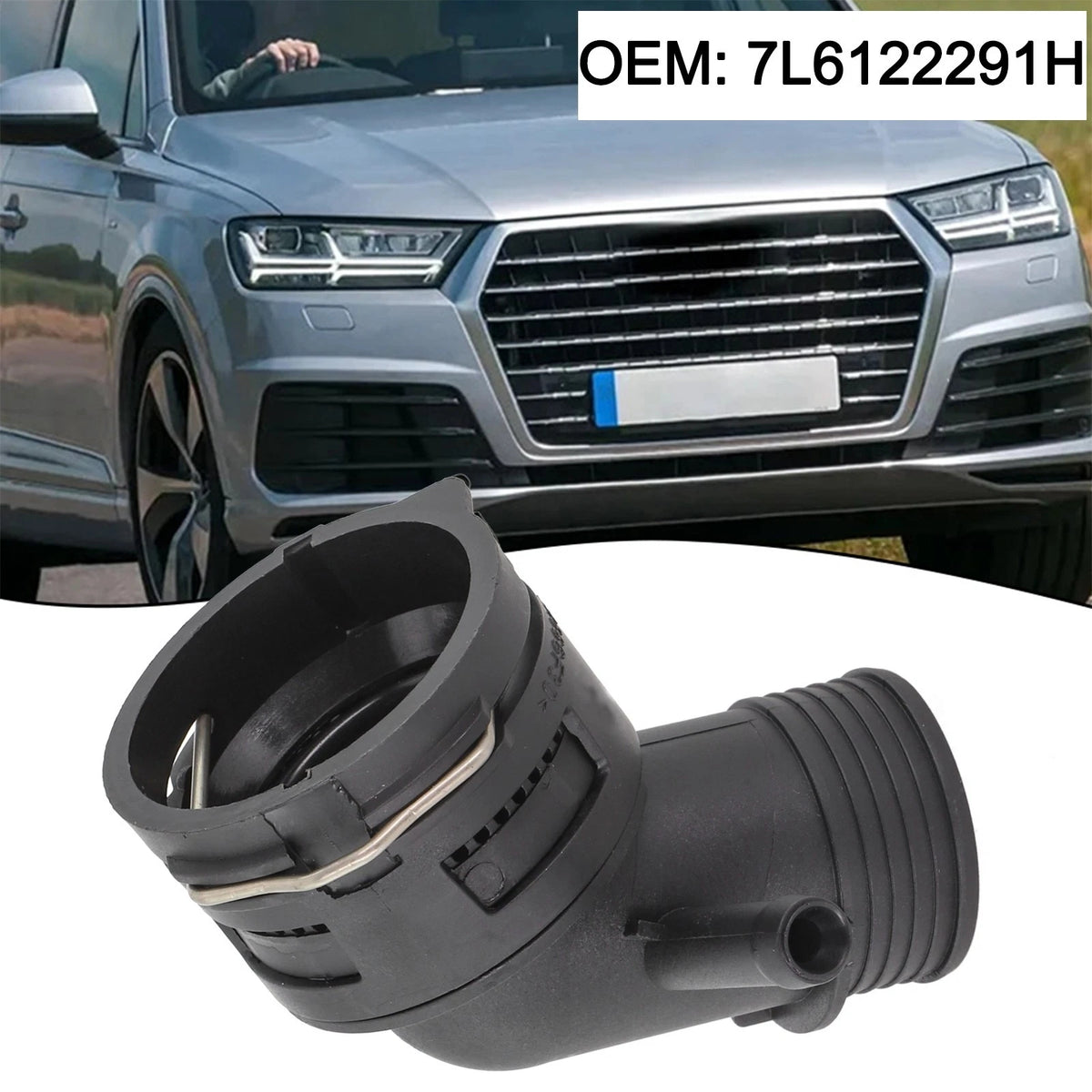 Cooling Water Hose Connector for Audi Q7 (2007–2015)