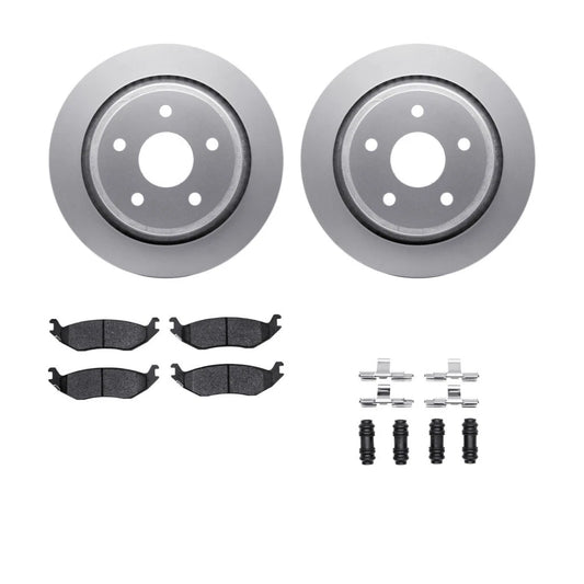 Brake Set Rear for Dodge Ram 2500/Ram 4500 (2009–2010) ALX-PAU-DF-4512-40132-CLA3
