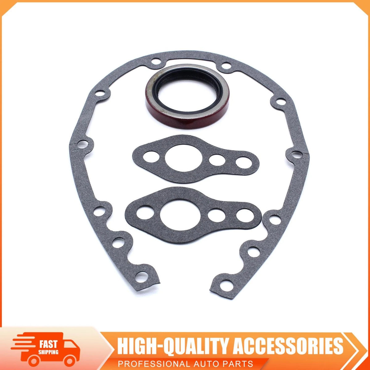 Timing Chain Cover Gasket Set & Seal for Small Block Chevy (SBC 283 327 350 383)