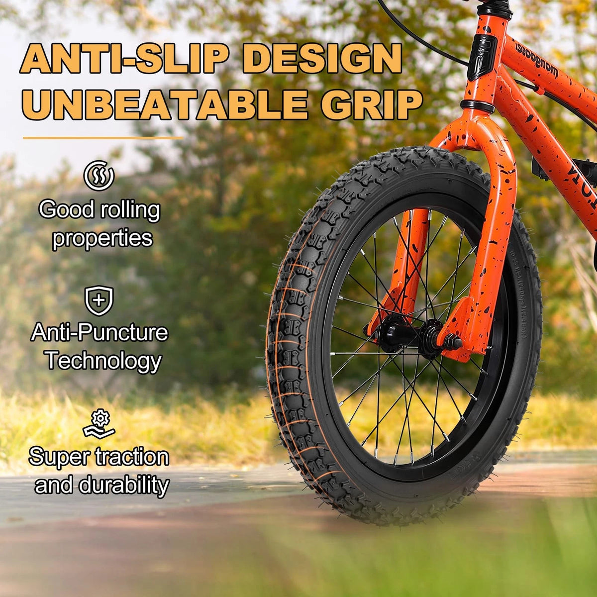 14" Kid Bike Tire for Hycline (14x2.125 Inch)