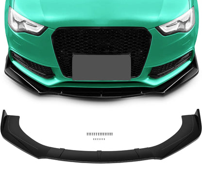 Universal Fit Front Bumper Lip Spoiler Diffuser Protector - 3Pcs