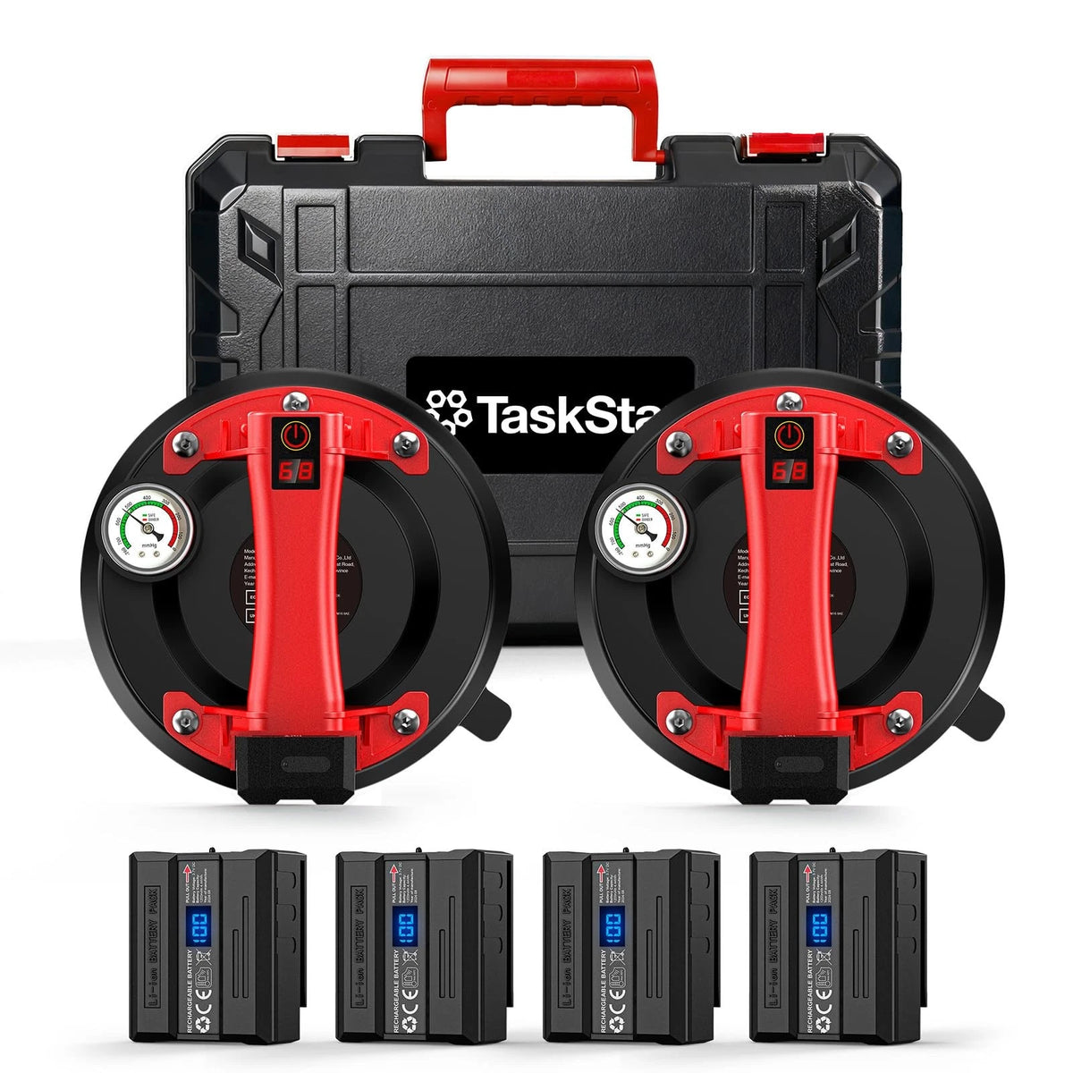 2X Electric Glass Suction Cups for Tile Lifting