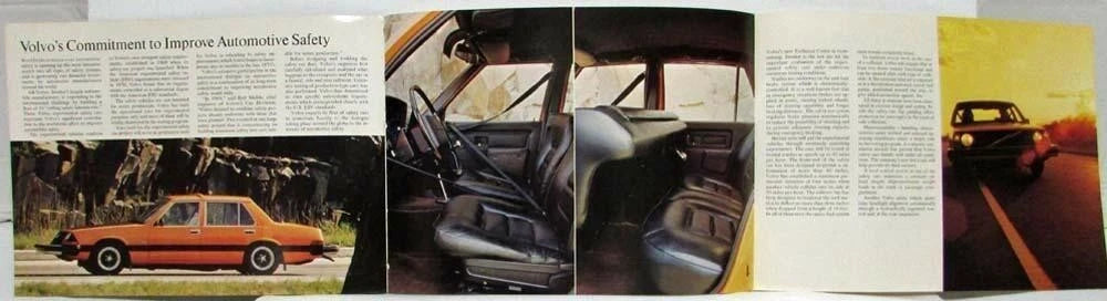 Tri-fold Brochure for Volvo Experimental Safety Car (1972)