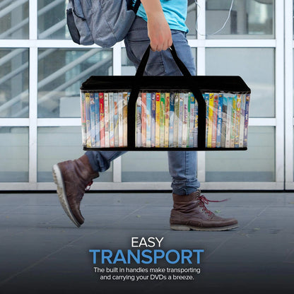 Set of 6 DVD Storage Bags for Media Organizer