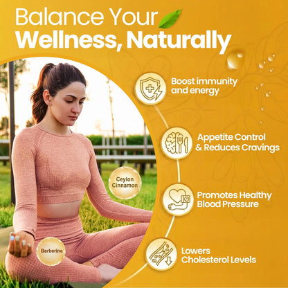 Berberine with Ceylon Cinnamon 1200mg (60 Capsules)