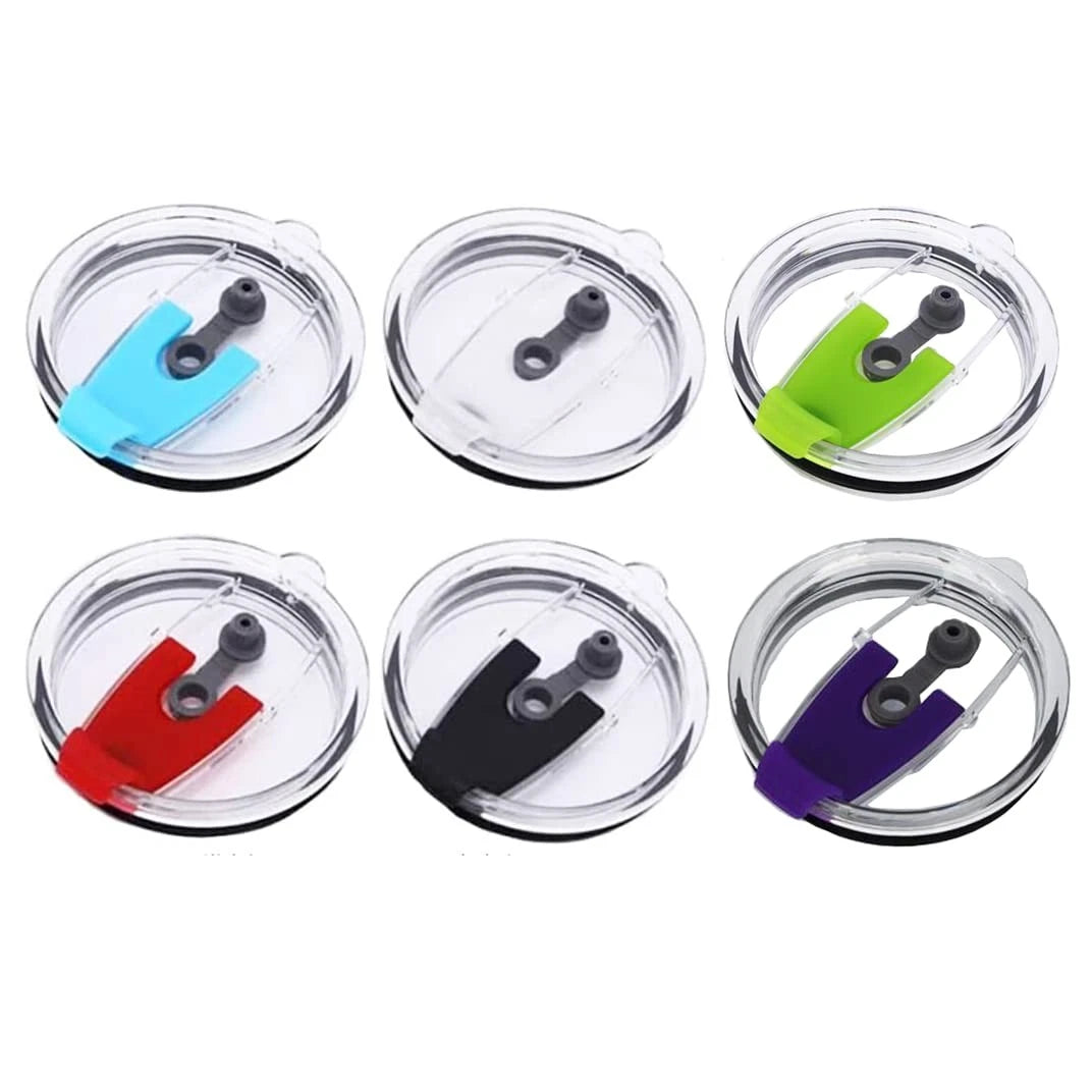 6X Tumbler Lids Replacement for 30 Oz Tumblers (Spill Proof, Splash Proof)