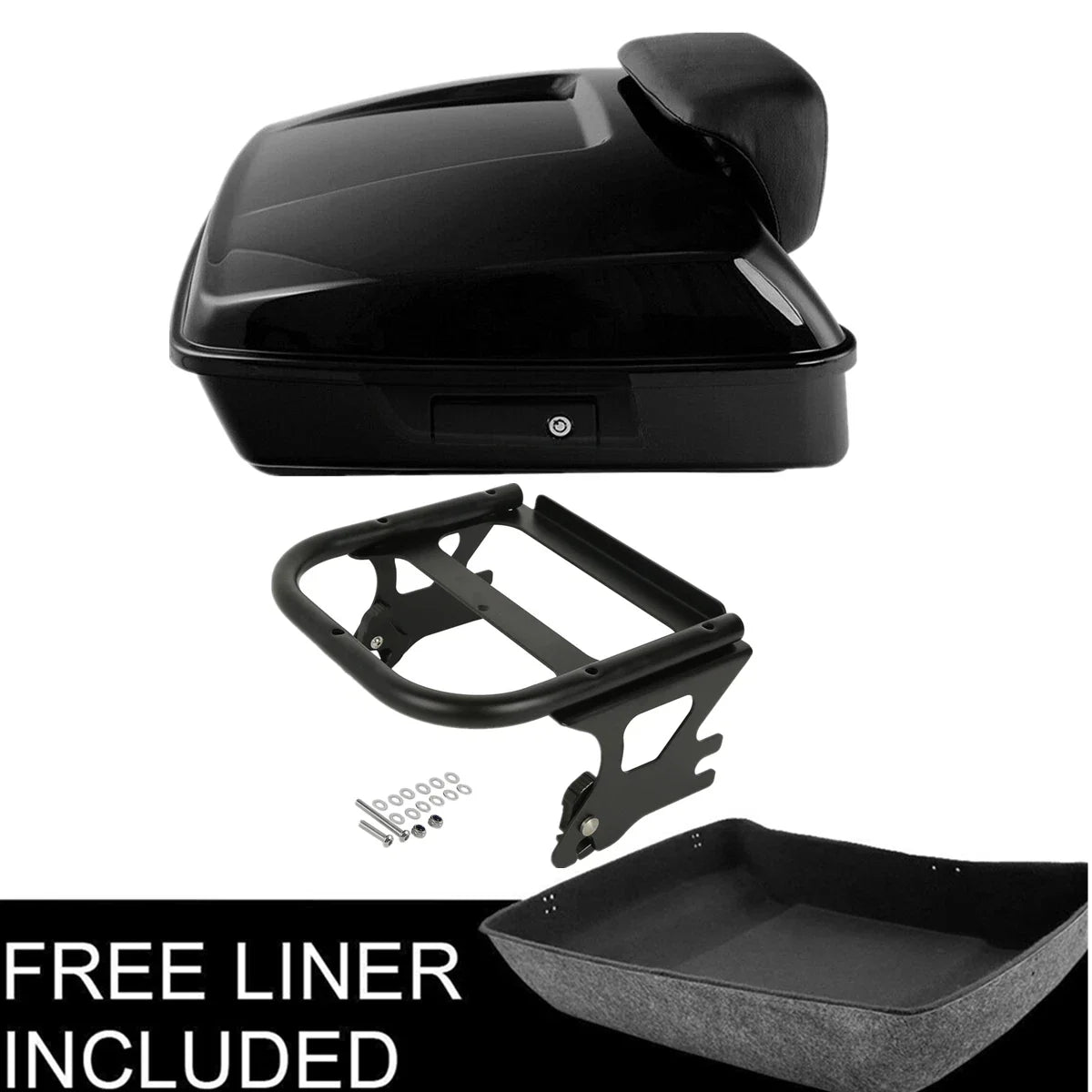 Replacement Backrest Pad for Harley Touring Motorcycles 1997-2008