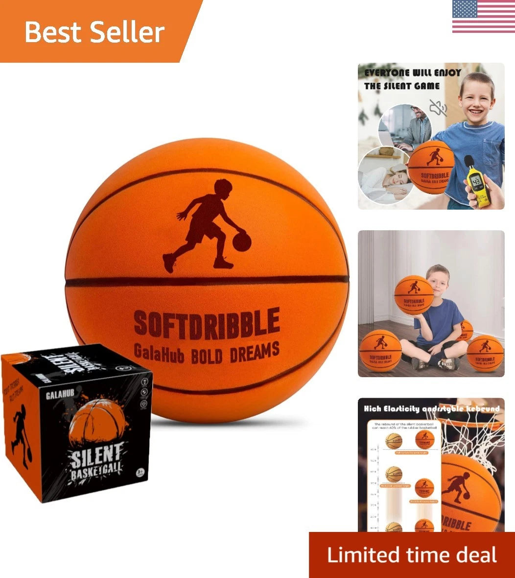 Indoor Training Basketball Size 3 Foam - Ultra-Quiet Performance (2026)