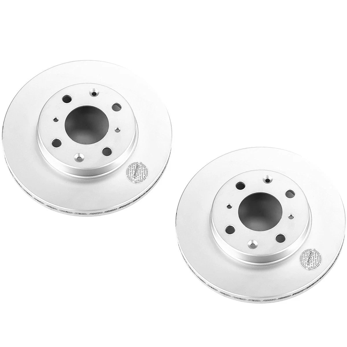 Set of 2 Powerstop Brake Discs for Honda Civic Coupe (1990–2000) SET-P15JBR525EVC-2