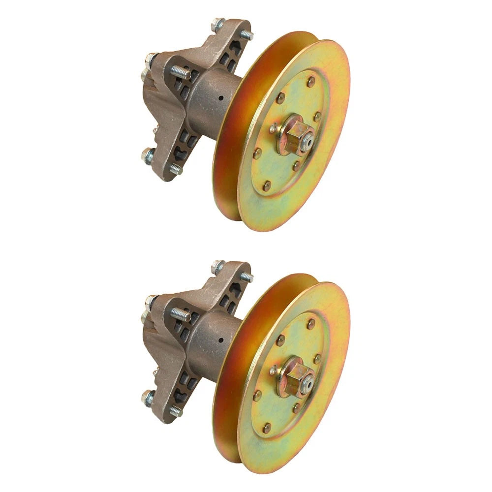 2X Spindle Assembly w/ Pulley for Troy Bilt