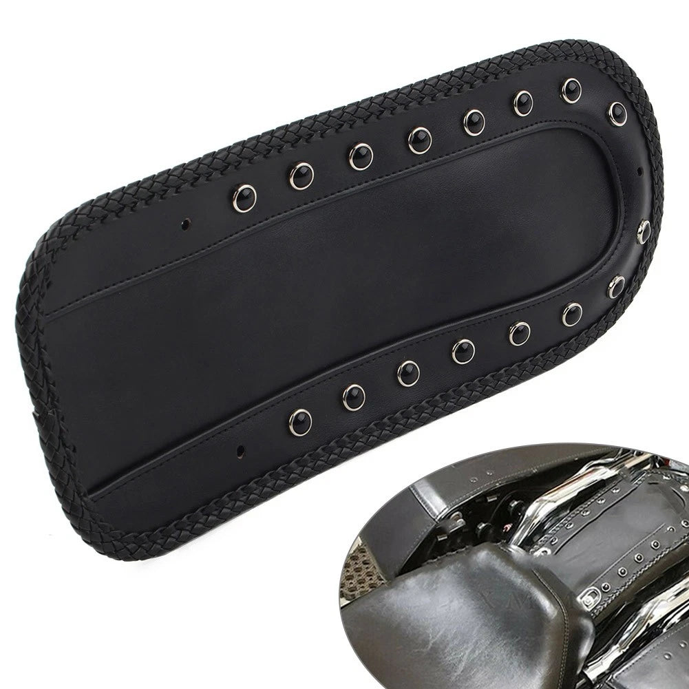Black Studs Rear Fender Bib Solo Seat for Harley Street Electra Glide Road King