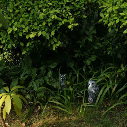Owl Hunting Decoy Statue for Yard Garden Outdoor Decor