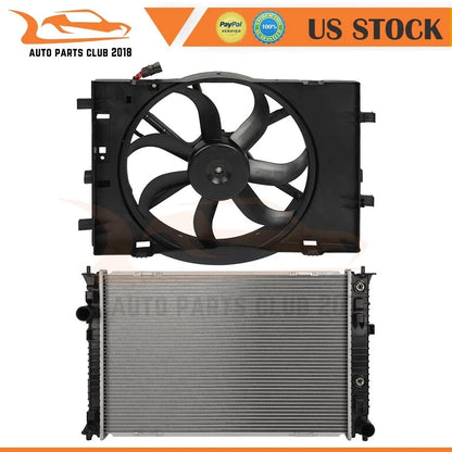Radiator with Cooling Fan Assembly for Mercury Milan 2006-2009