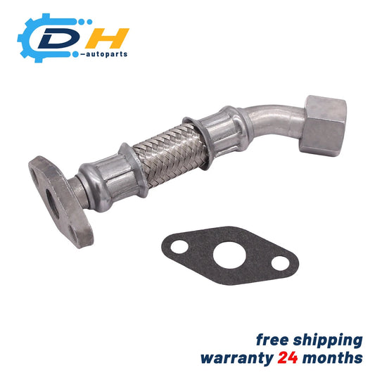 Turbocharger Oil Return Line for Volkswagen Golf Jetta (038145736C, 038 145 736 C)