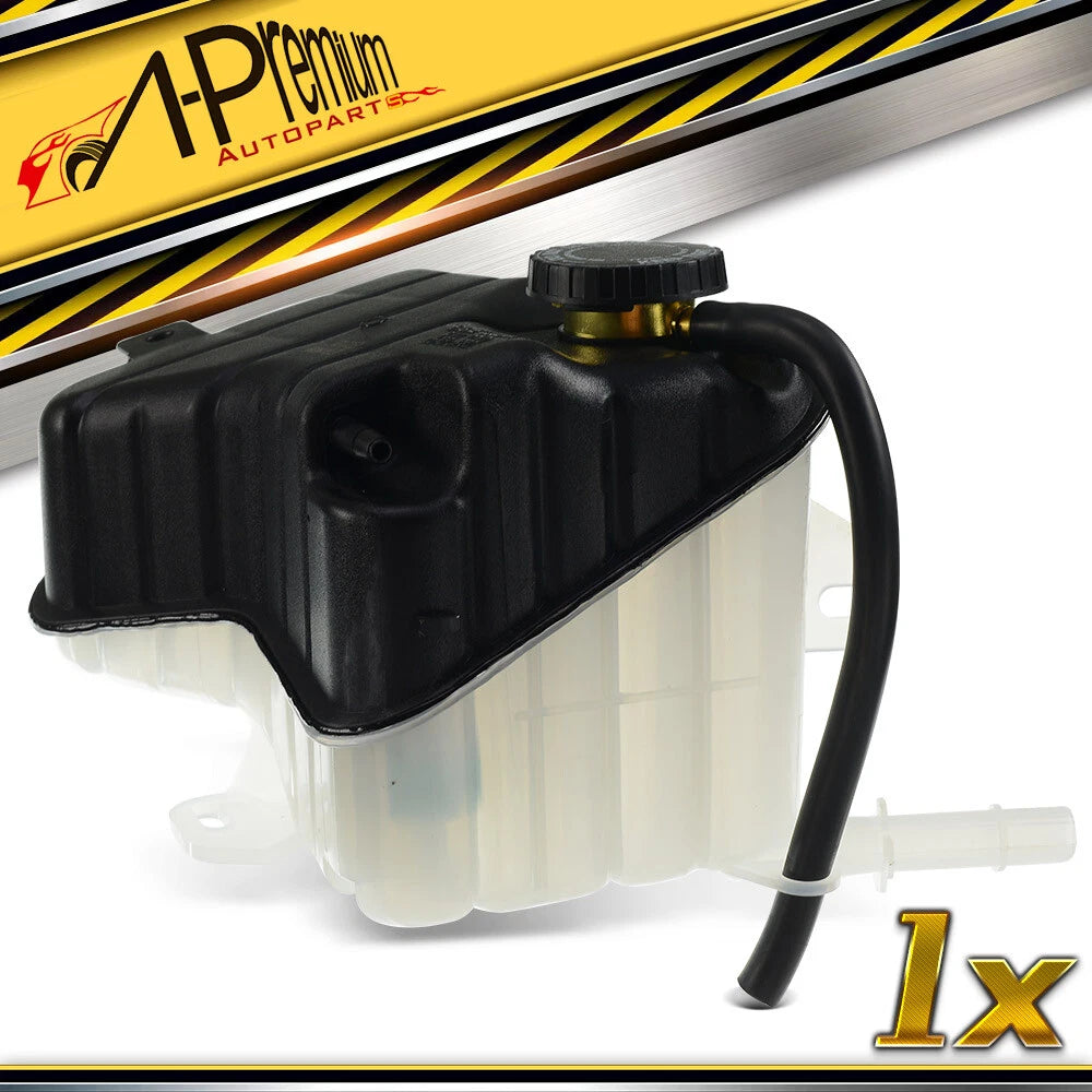 Front Engine Coolant Recovery Tank w/Cap & Sensor for Cadillac DeVille (26032950, 25774005, 603-122)