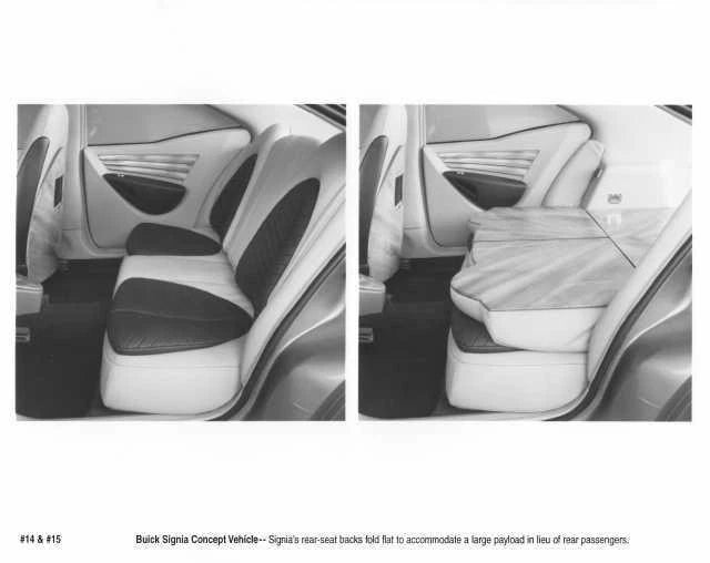 Interior Press Photo for Buick Signia Concept Vehicle (1998)