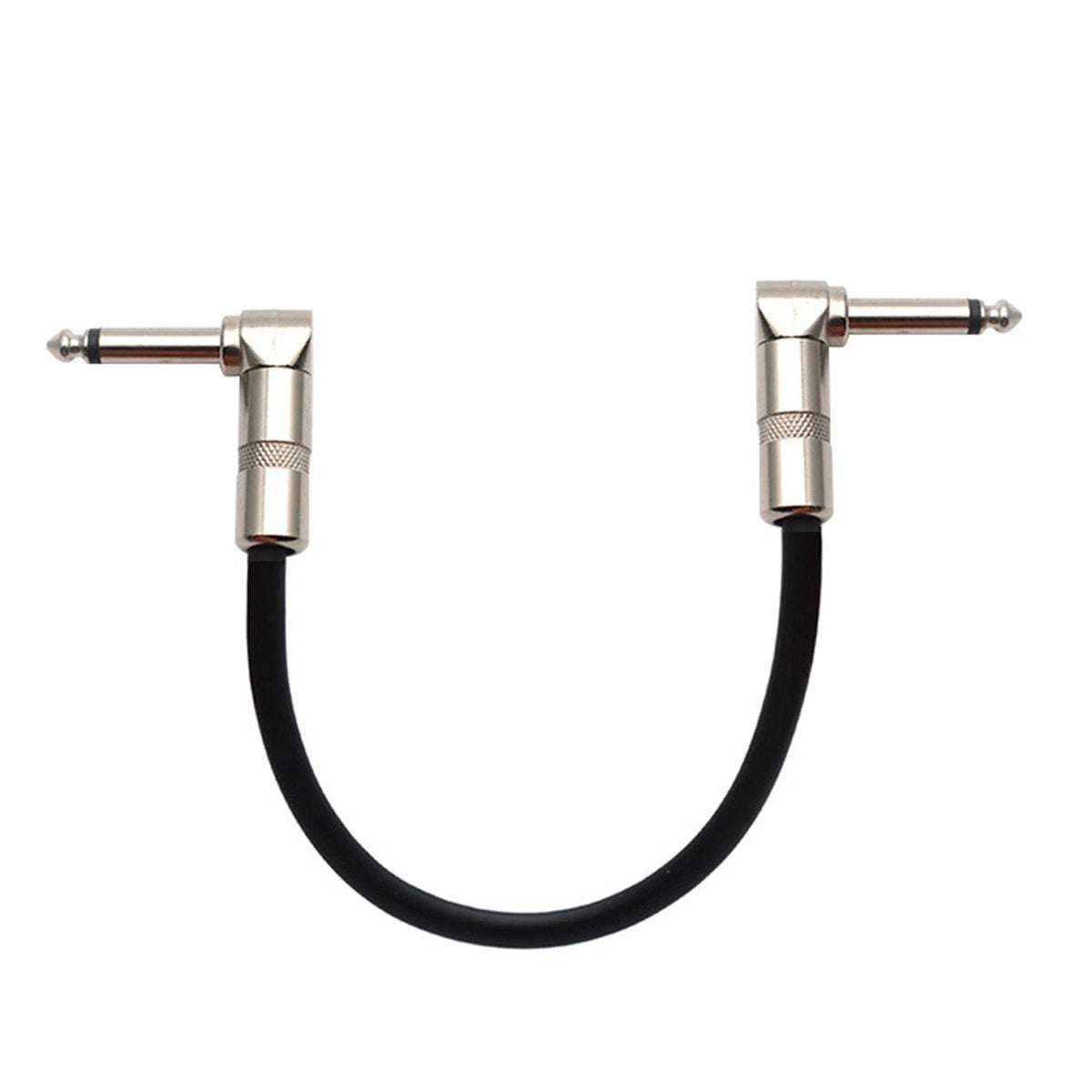30cm Guitar Effect Pedal Patch Cable 1/4" Right-angle Plug