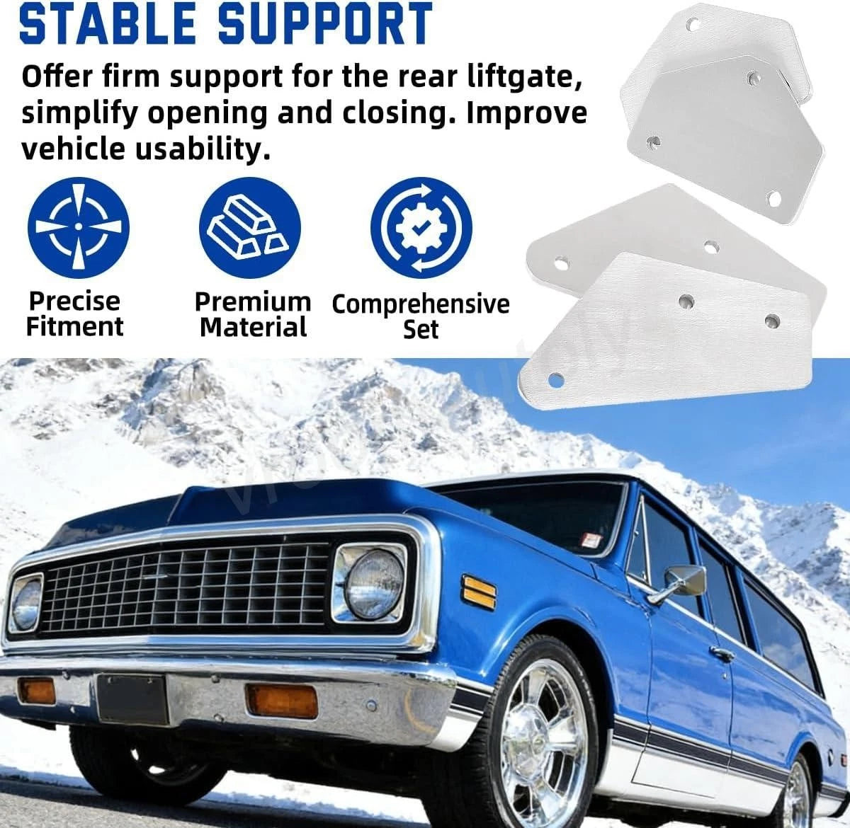 Rear Liftgate Support Bracket for Chevy C10 Suburban Panel (1960–1966)