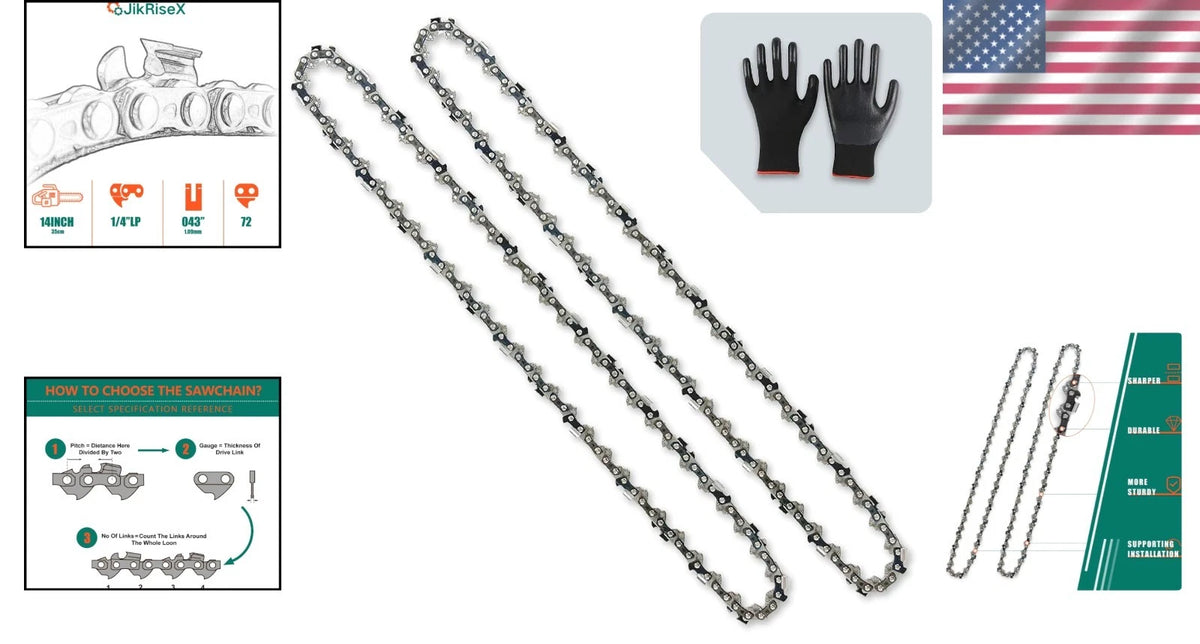 14 Inch Chainsaw Chain for Stihl & More (Compatible)