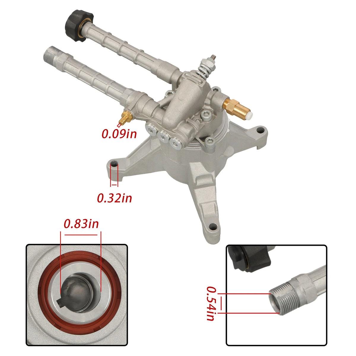 SRMW22G26-EZ Pressure Washer Pump Head for Craftsman Troy Bilt (No Years)