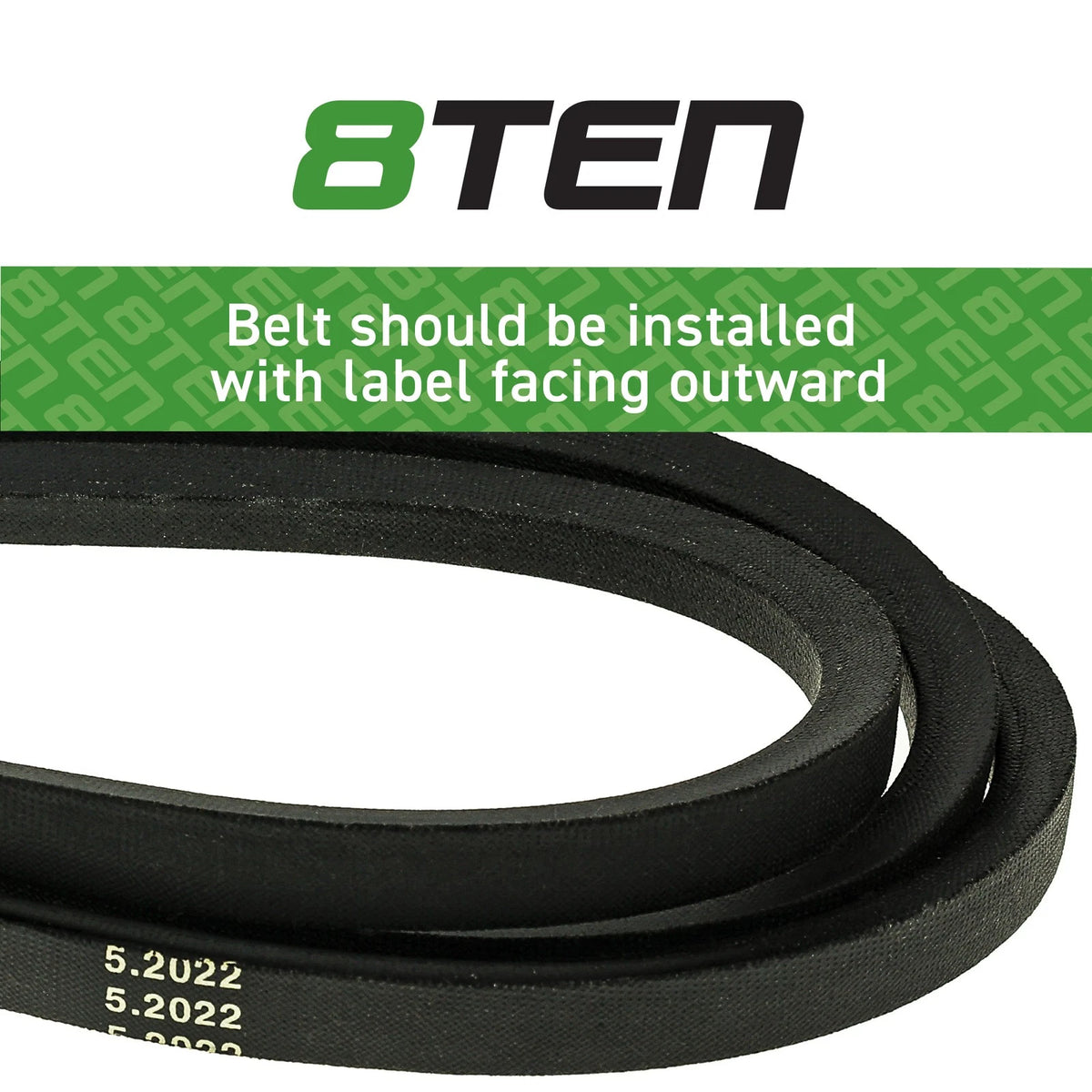 8TEN Deck Belt for AYP Husqvarna YT42XLS YTH2242 YTH2242TDF (574845601, 07239300, TCU18849)