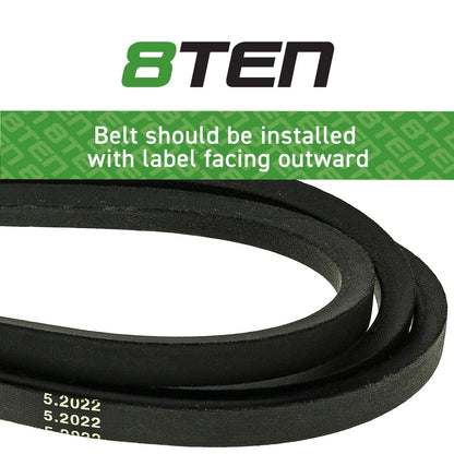 8TEN Deck Belt for AYP Husqvarna YT42XLS YTH2242 YTH2242TDF (574845601, 07239300, TCU18849)