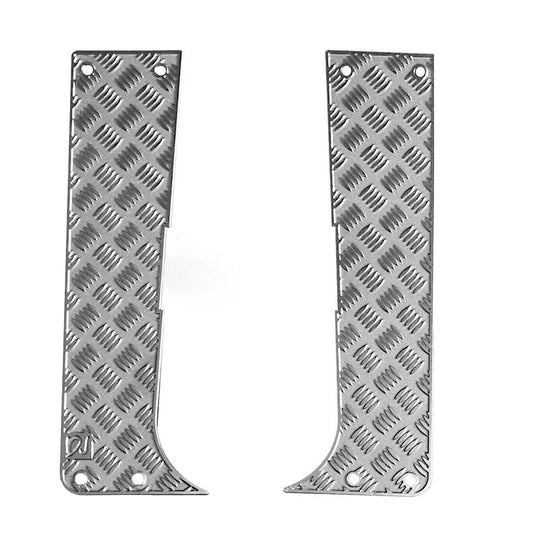 1 Pair Stainless Steel Anti-Skid Side Pedal Plate for FMS FCX24 (2023)