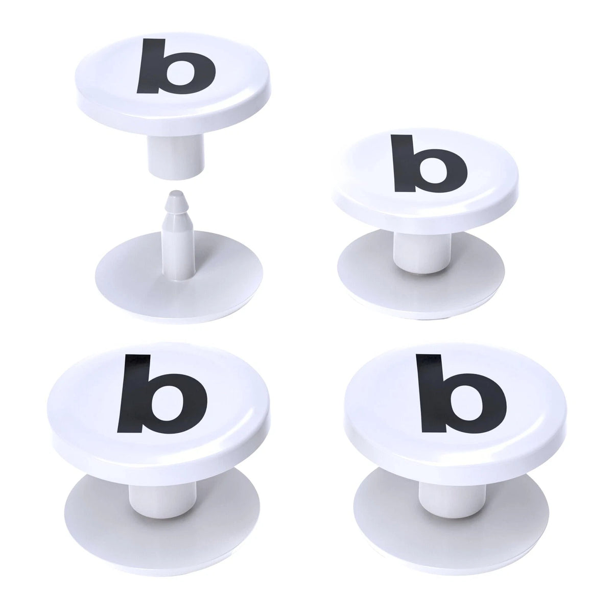 4-Pack Replacement Buttons for Bogg Bag Handle Strap