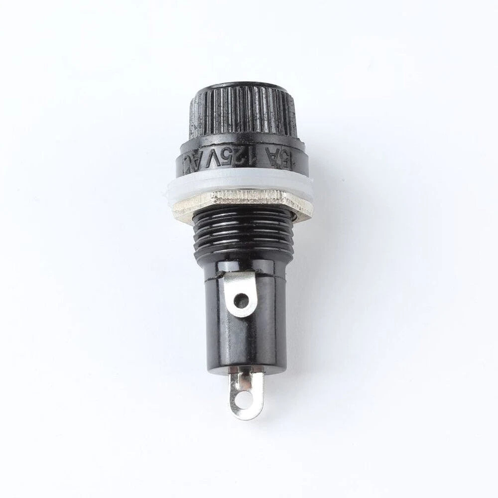 20 Pcs Panel Mount Fuse Holder Socket for 5 x 20mm Glass Fuses 125V 15A