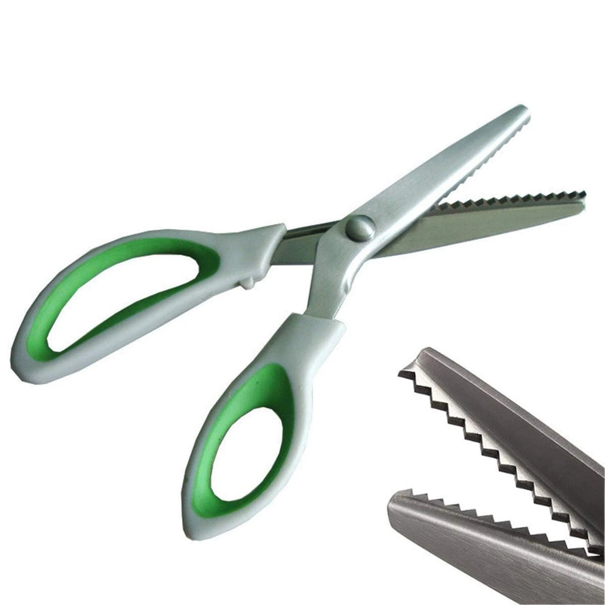9.5 in Zig Zag Pinking Shears for Crafts - Comfort Grip