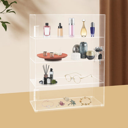Acrylic Display Case for Countertop Showcase with Lock