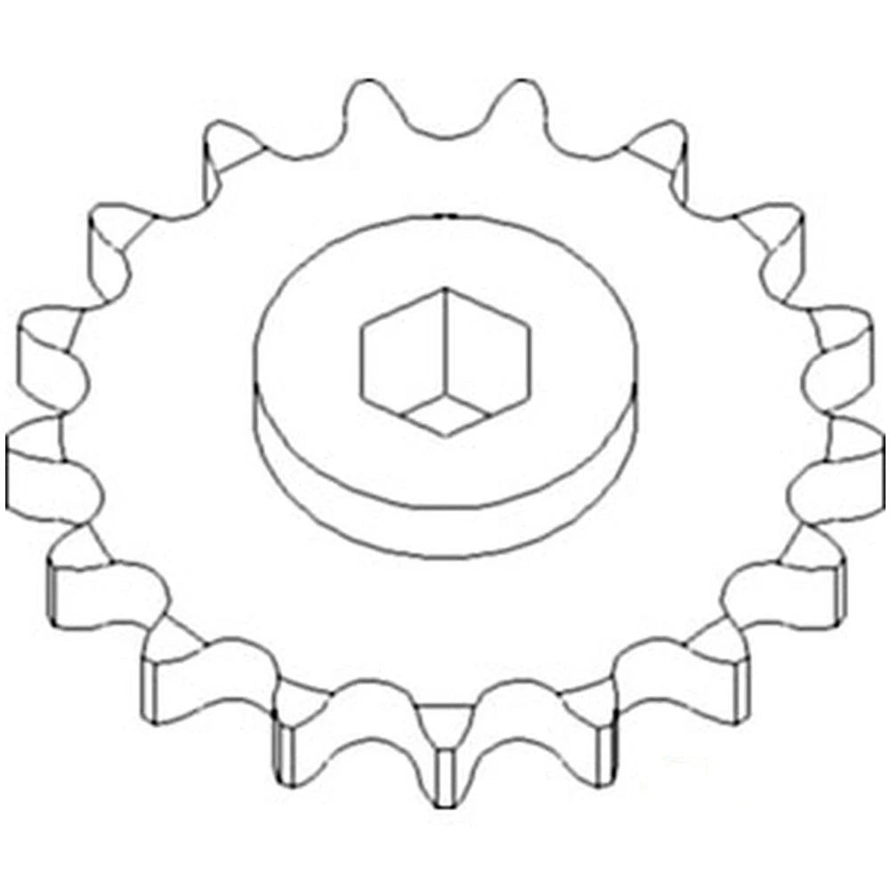 17 Tooth Sprocket for Row Unit (Speed Up)