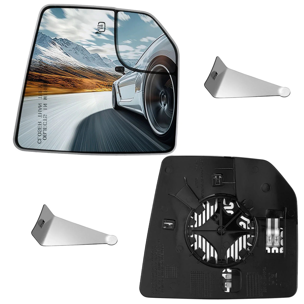 Right Mirror Glass for Ford F150 (2015–2020) EOOK