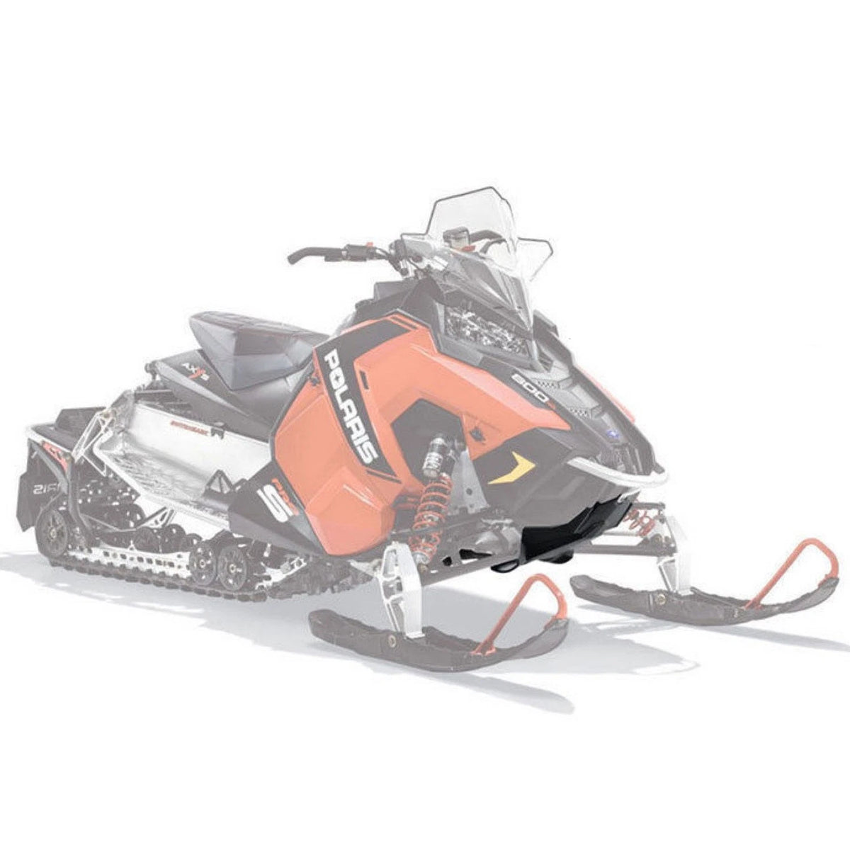 Axys Ultimate Skid Plate for Polaris Snowmobile (OEM, Black, 2880383-070)