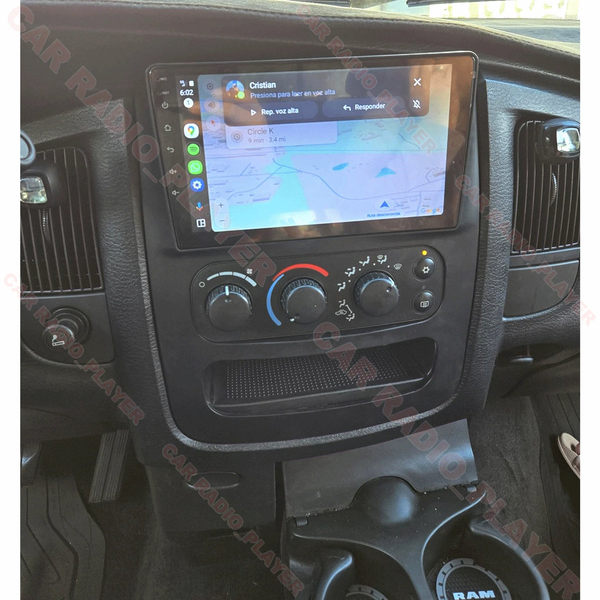 9" Android Auto Stereo GPS Radio for Dodge RAM 1500/2500/3500 (2003–2005)
