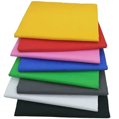 8pcs Precut Cotton Fabric Bundles - Solid 18Wx22L, Color 2