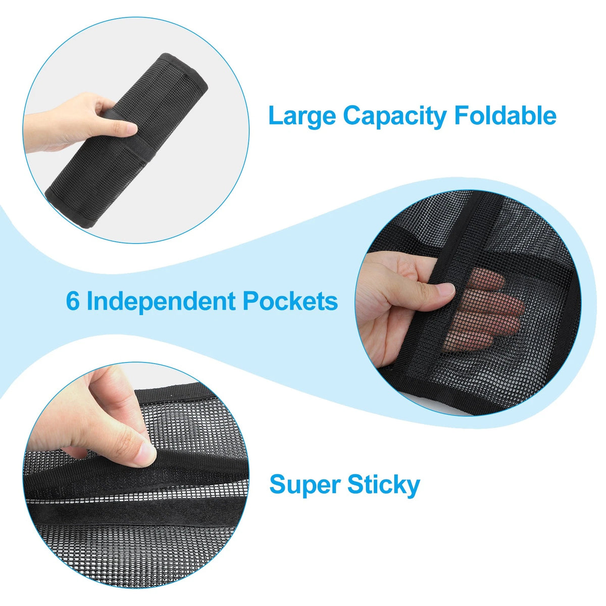 6 Pocket Roll Up Fishing Lure Bag - Protective Tackle Storage