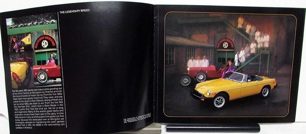 MGB Sales Brochure for MG MGB (1980)